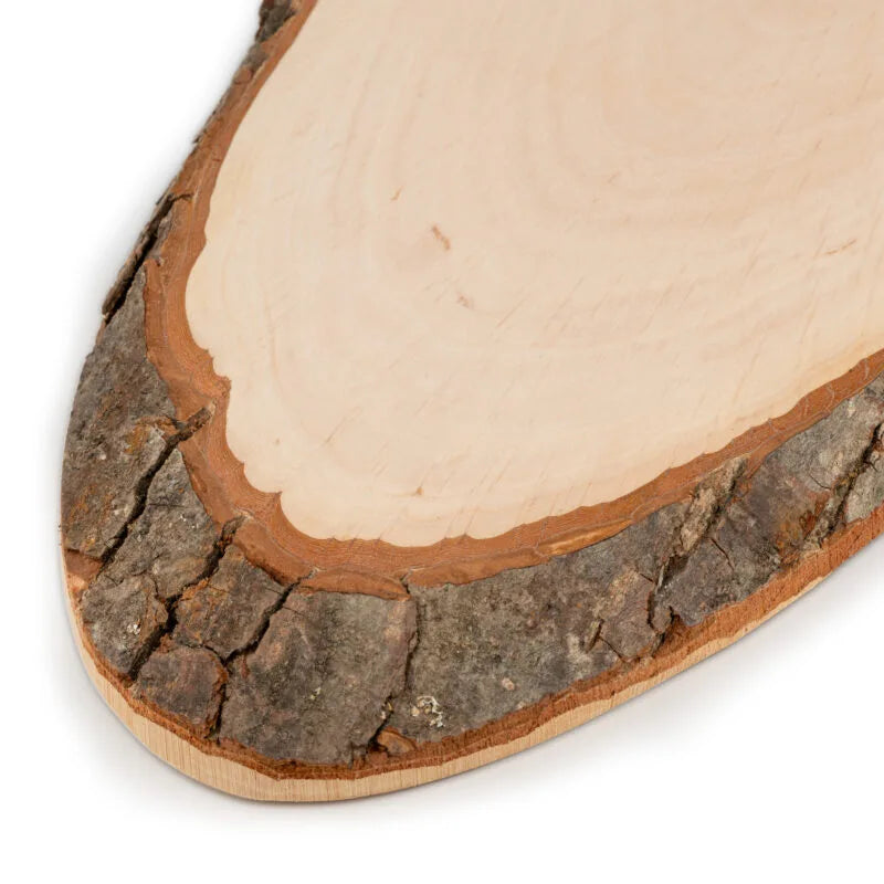 Serveerplank met schors 40 – 46 cm